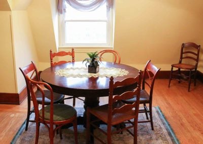 Oaks Manor upstairs dining area