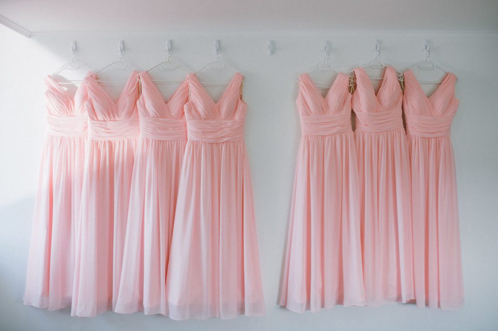 A-line bridesmaid gowns